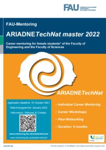 Towards entry "Mentoring programme ARIADNETechNat for female MAP students"