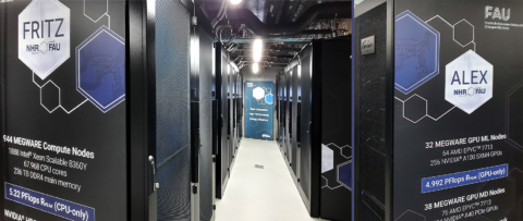 Towards entry "New supercomputer cluster at FAU is one of the fastest and greenest in the world"