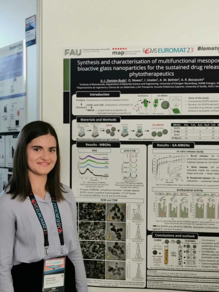 MAP student participates in EUROMAT23